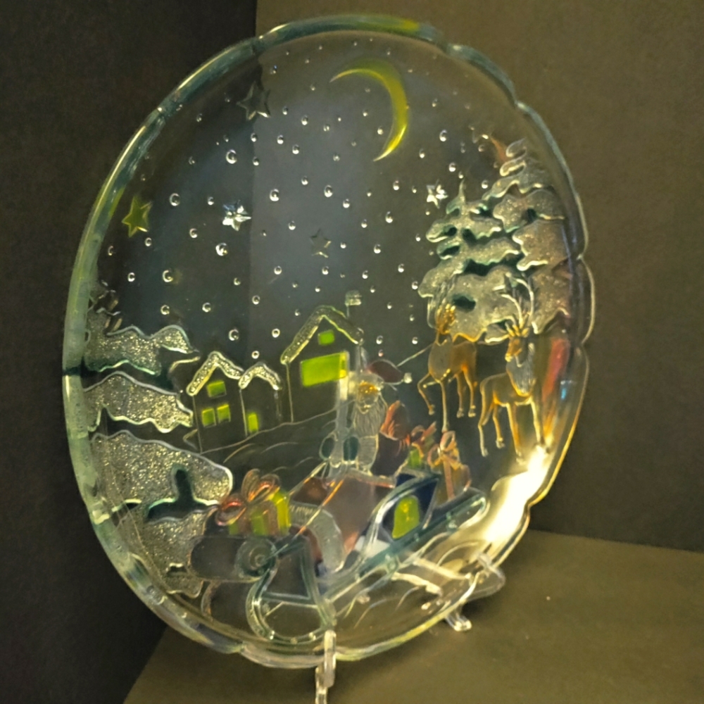 🎄CRYSTAL CLEAR STUDIO PLATTER⭐